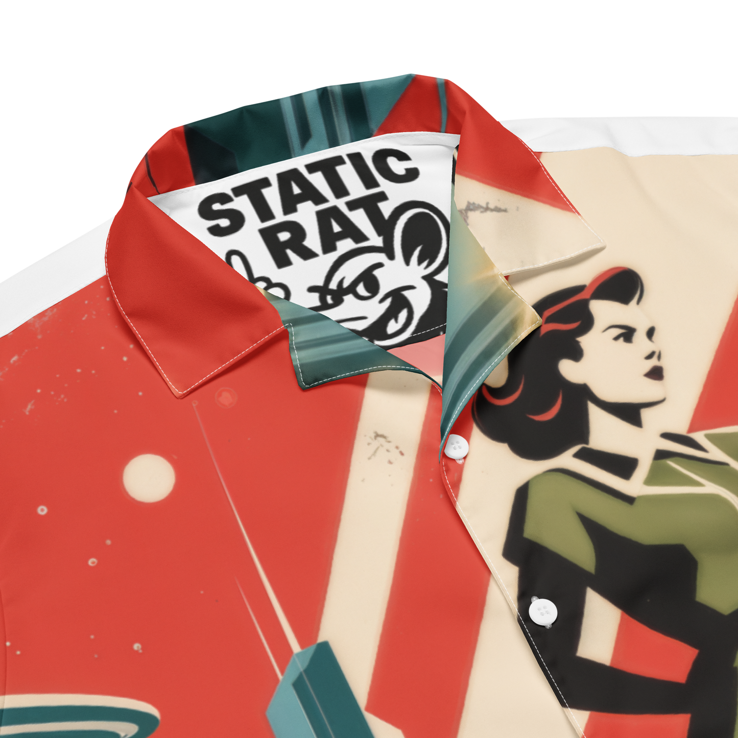 Red Orbit - Button Shirt