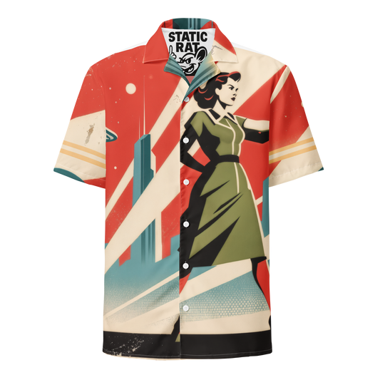 Red Orbit - Button Shirt