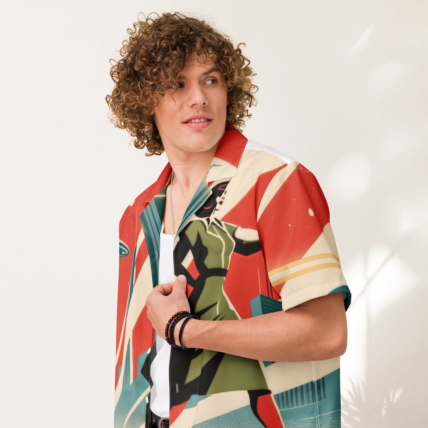 Red Orbit - Button Shirt