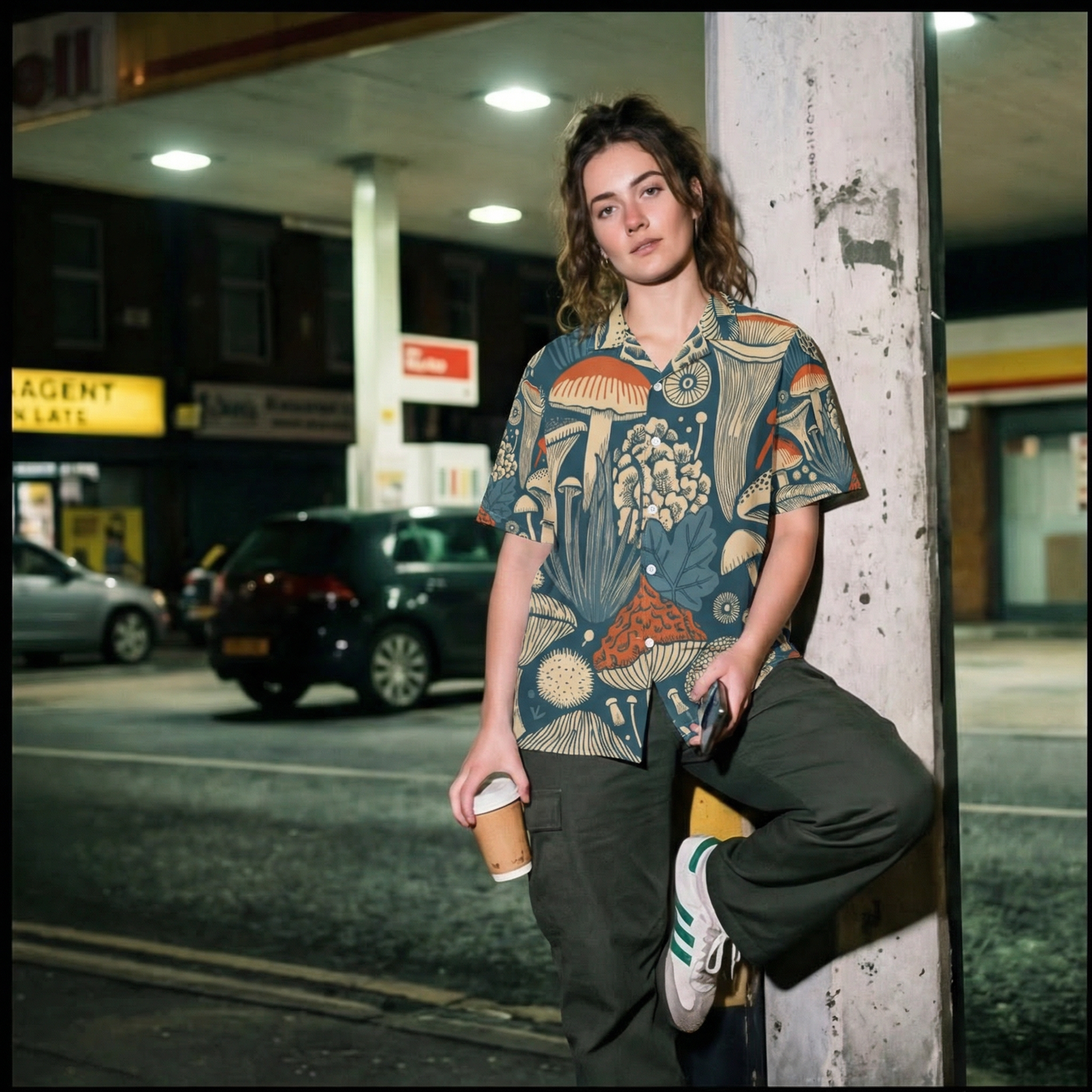 Static Rat Field Pattern Shirt