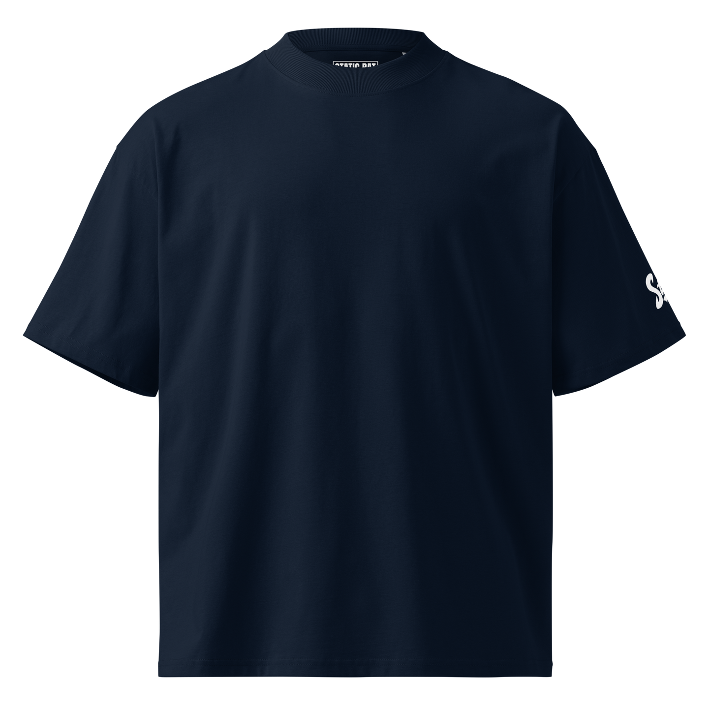 Static Rat Oversized Organic High Neck Tee